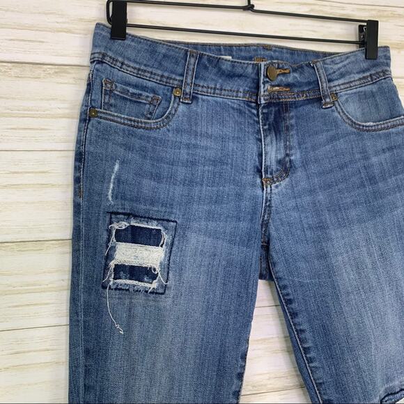 Kut from the Kloth Cameron Straight Leg Distressed Jeans - Picture 3 of 8